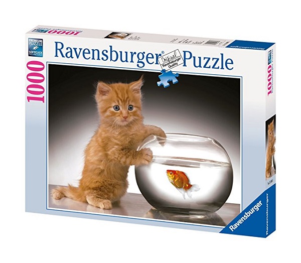 Puzzle Bon appétit le chat 1000 pièces